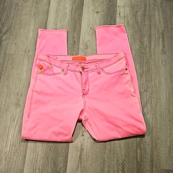 Rock & Republic Pink Jeans sz 16 - Picture 3 of 12